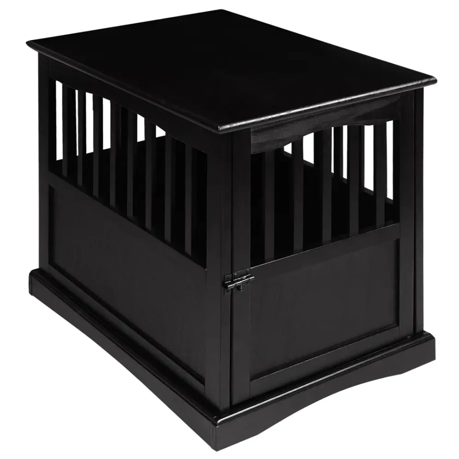 Pet Crate End Table-Black